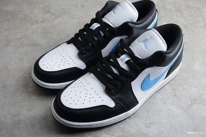 Black  White University Low Blue 1 DC0774-041 Jordan (W) 0506
